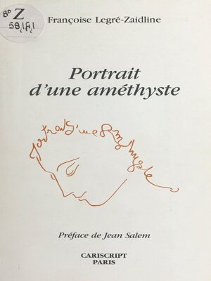 cover image of Portrait d'une améthyste
